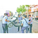 五華區(qū)城市管理針對占道經(jīng)營電動車重點難點問題進行了一次全面專項清除